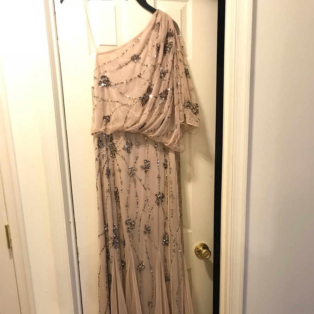 Cache embellished prom dress, size 12